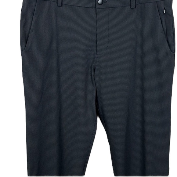 LULULEMON Men's Work to Play Pinstripe Black Pants Size 30” x 34” -- Older Style - Picture 6 of 11